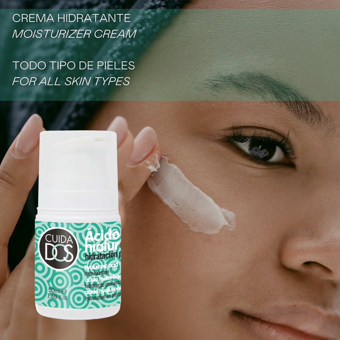 Crema hidratante con Ácido hialurónico - 50 ml