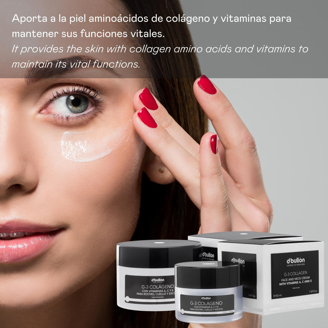 Crema facial G-3 Colágeno