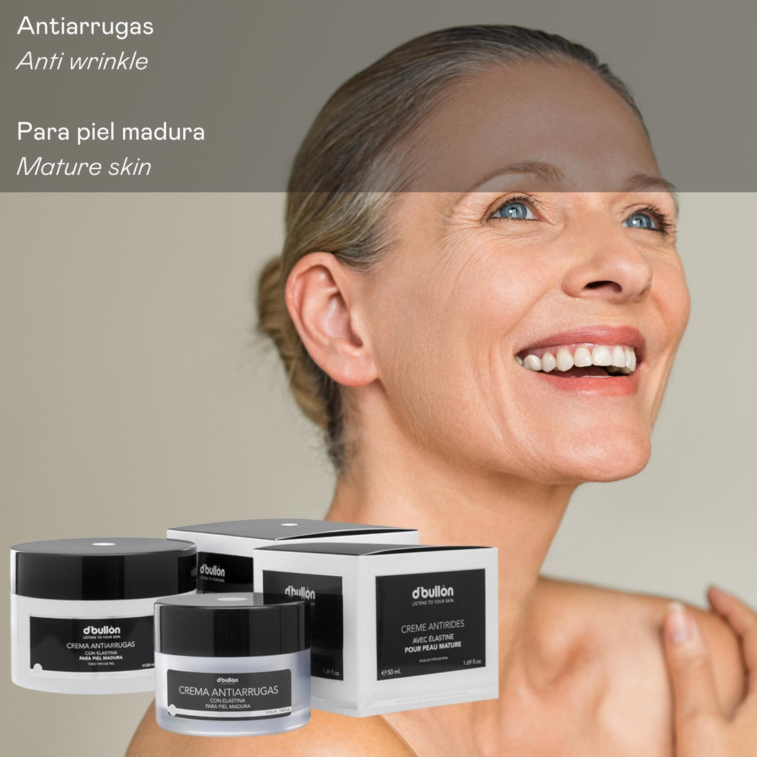 Crema facial antiarrugas