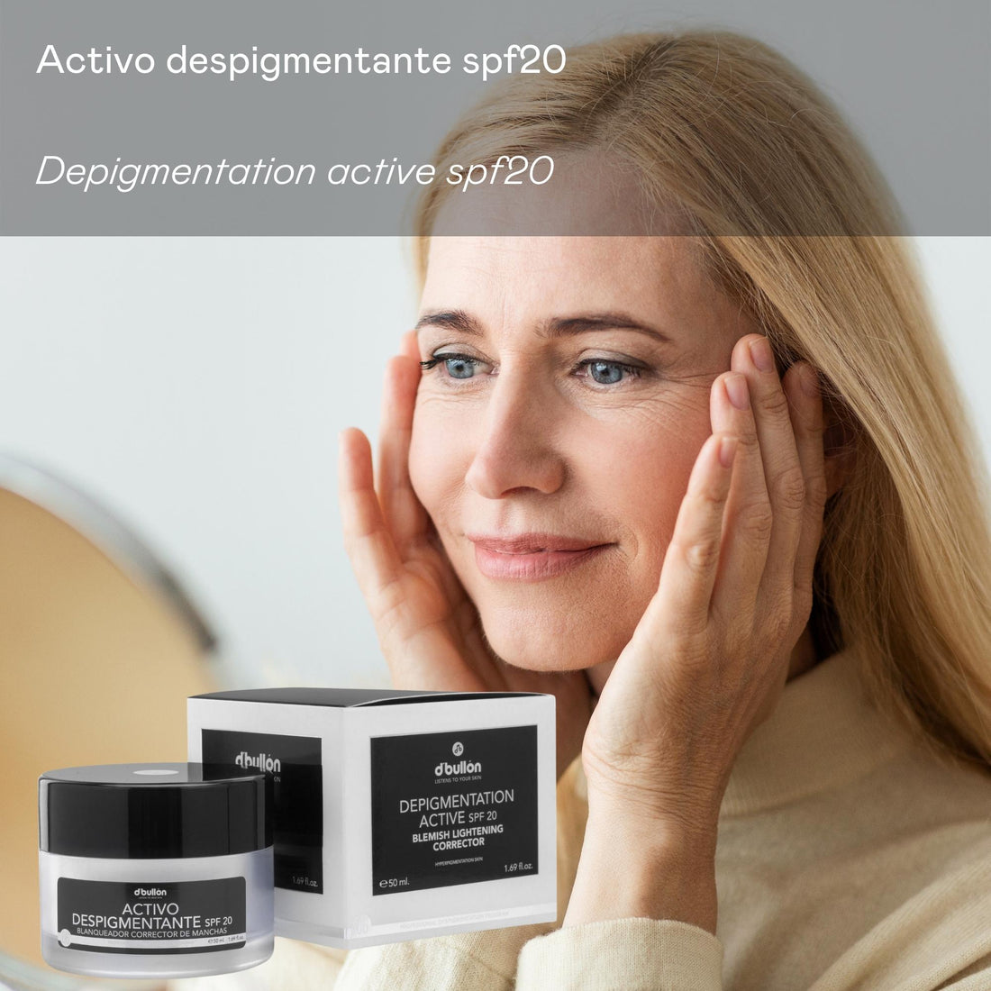 Activo facial despigmentante SPF 20 - 50 ml