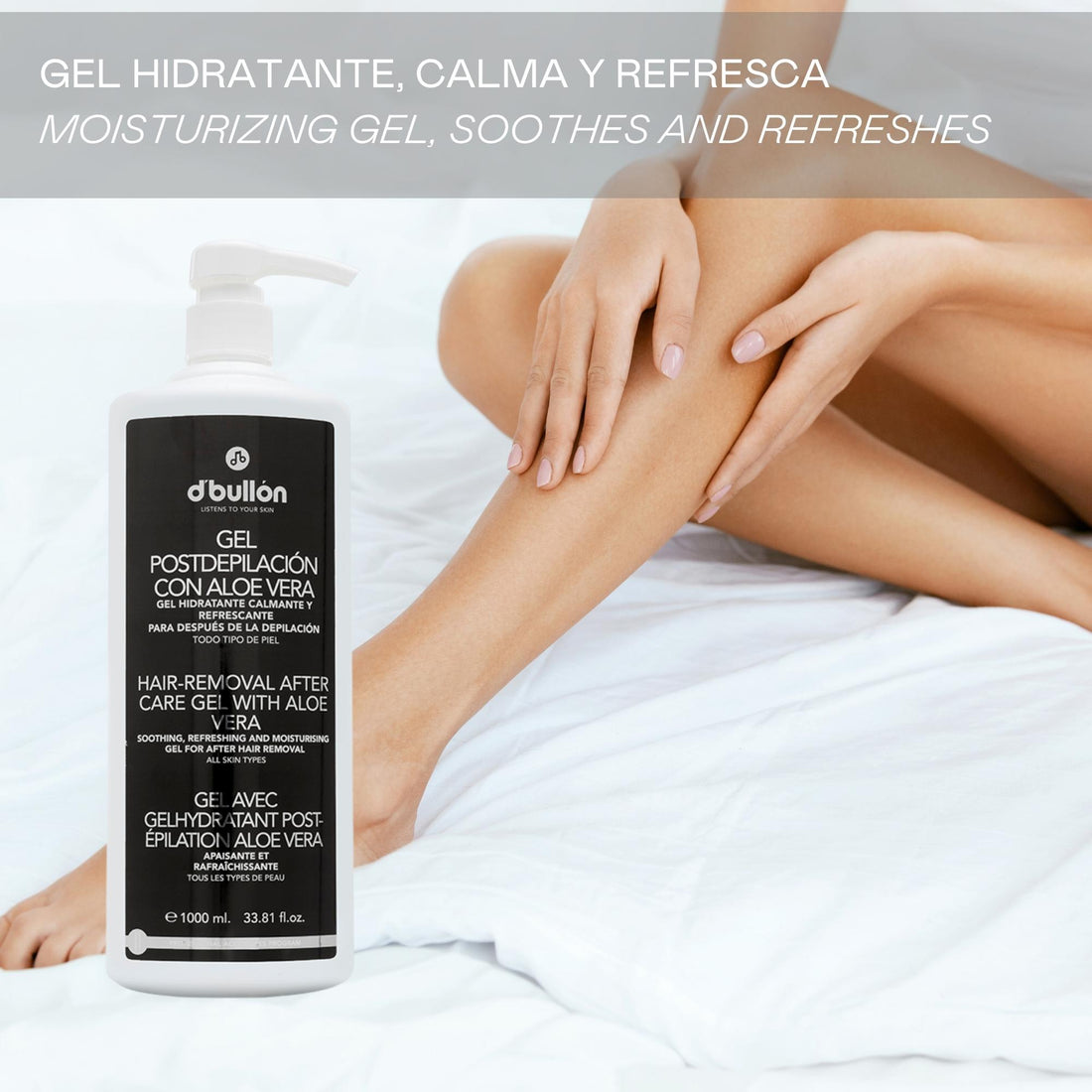 Gel postdepilación con aloe vera - 1000 ml