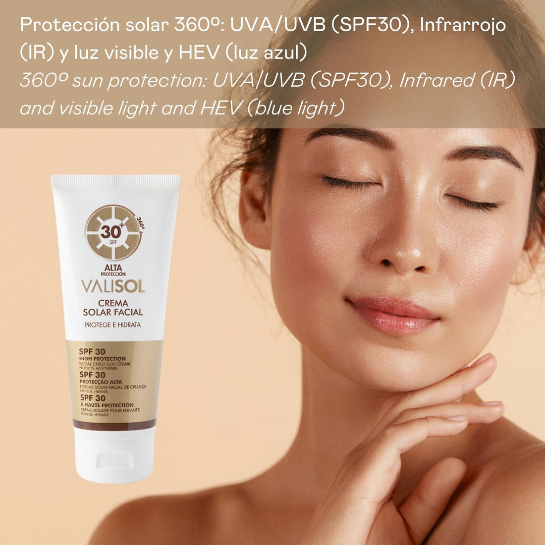 Crema solar facial 360º SPF 30 - 75 ml