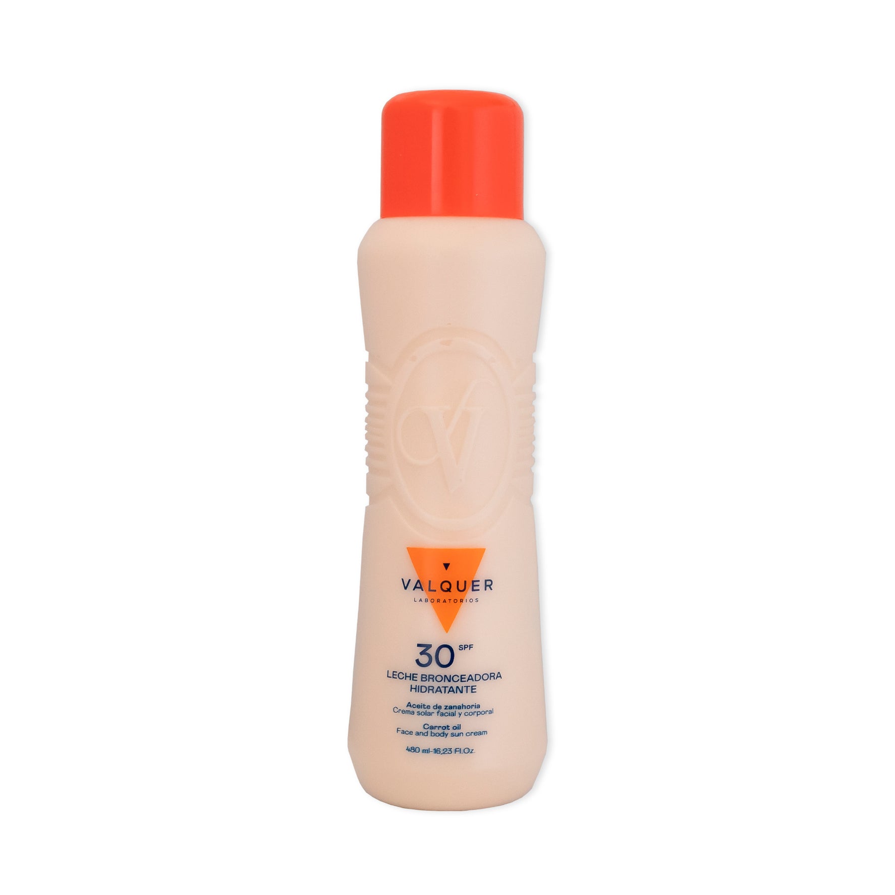 Leche hidratante bronceadora de zanahorias facial y corporal SPF 30 - 500 ml