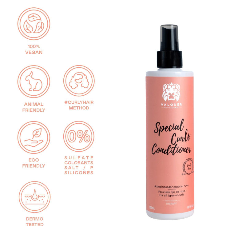 Acondicionador rizos apto para Método Curly (Sin Aclarado). Leave in - 300ml