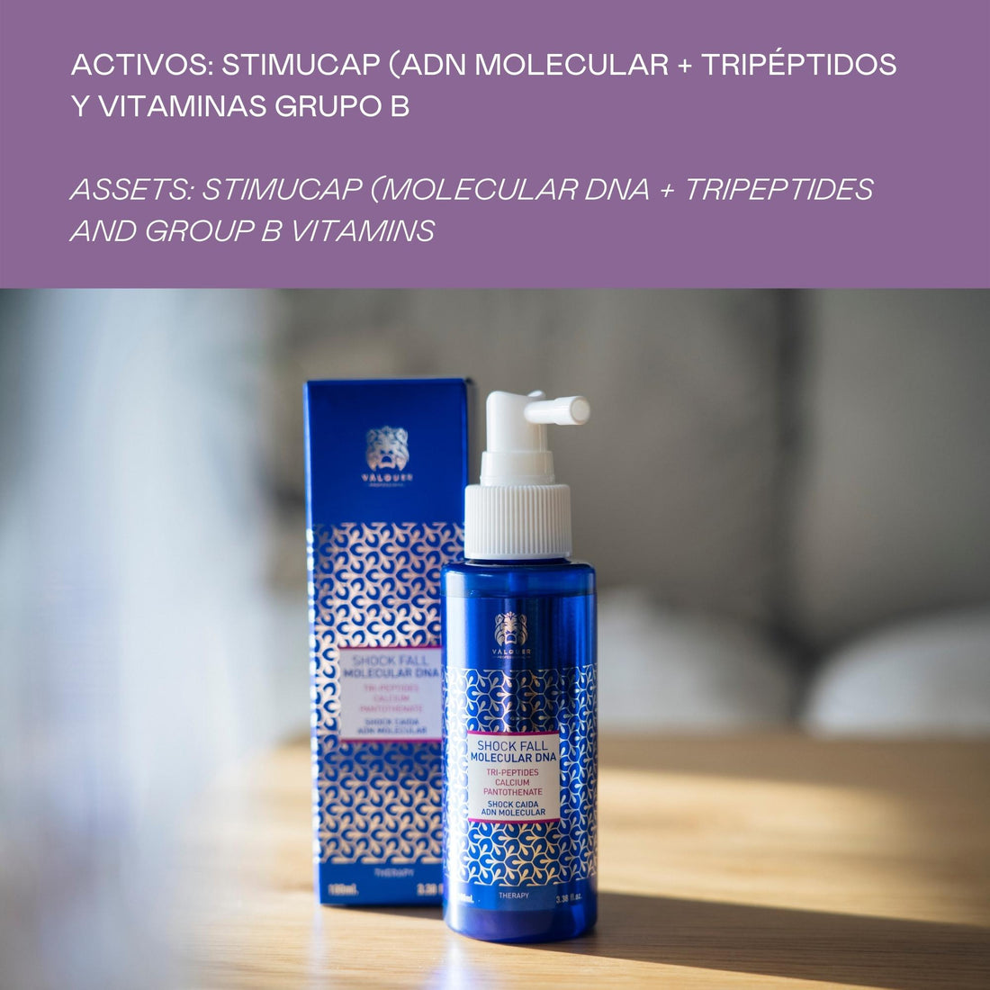 Shock caída ADN Molecular - Loción anticaída cabello