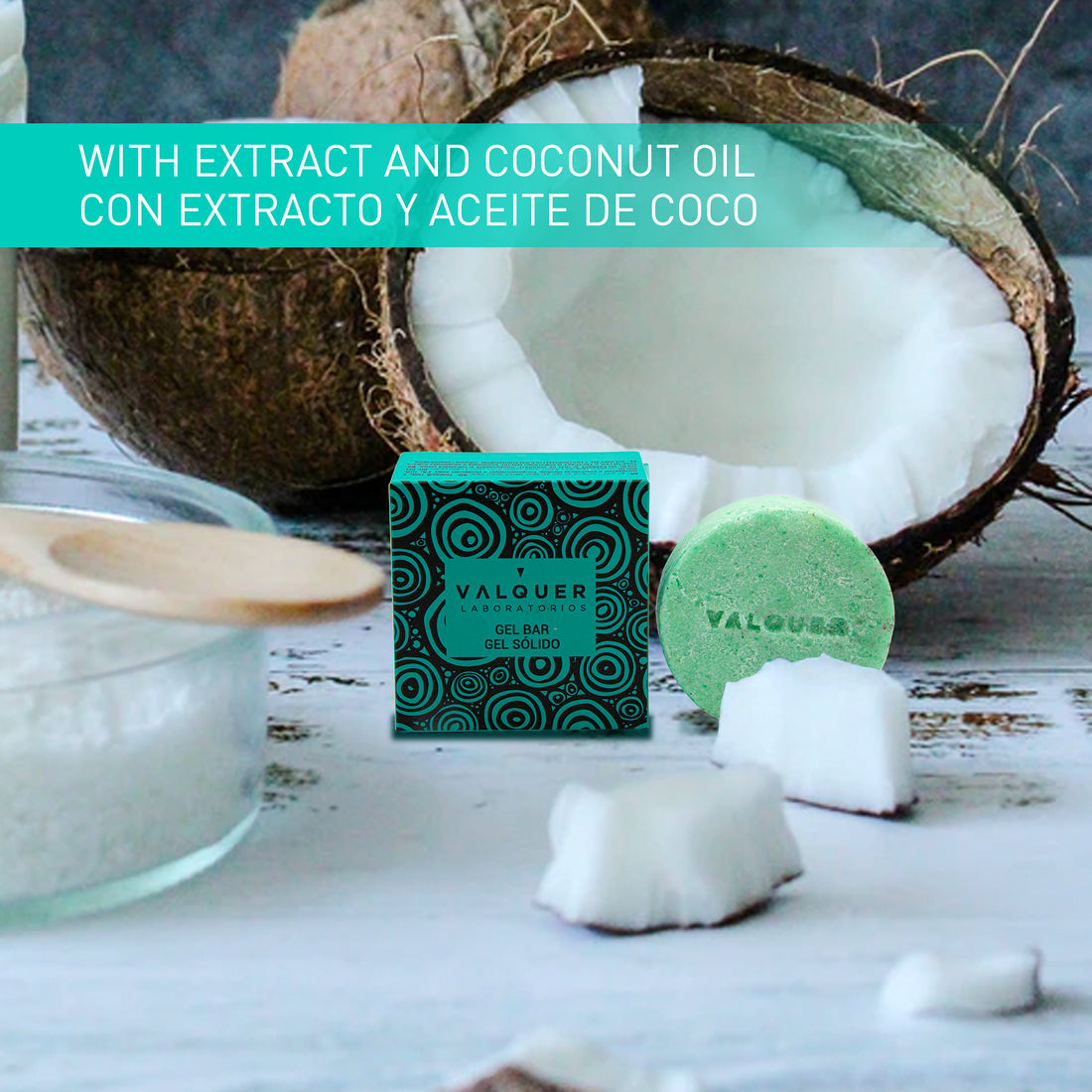 Gel sólido Summer (con Aceite de Coco) - 50gr